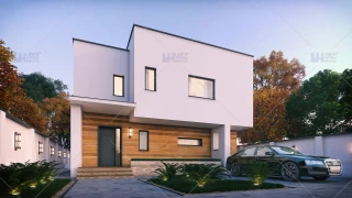 Proiect casa parter + etaj (124 mp) - Donna Proiect casa parter + etaj (124 mp) - Donna